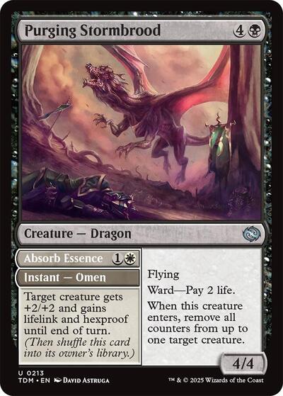 Purging Stormbrood (Tarkir: Dragonstorm) Light Play