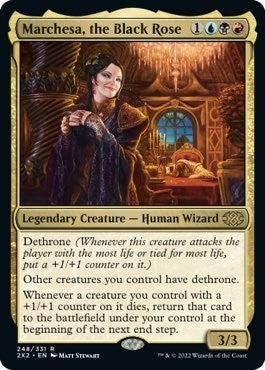 Marchesa, the Black Rose (Double Masters 2022) Light Play