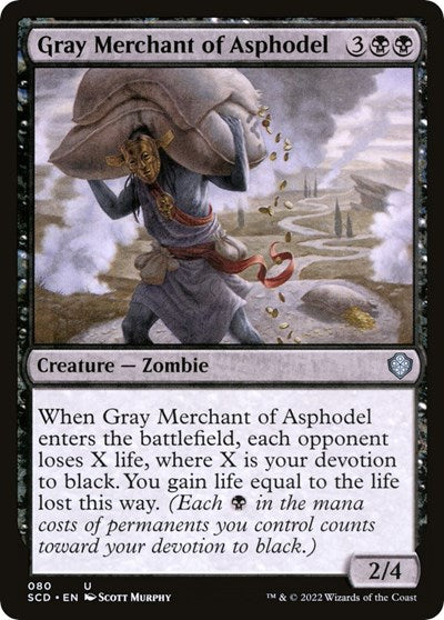 Gray Merchant of Asphodel (Commander 2022 Starter Decks) Light Play