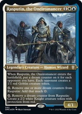 Rasputin, the Oneiromancer (Foil Etched) (Commander: Dominaria United) Light Play Foil