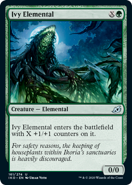 Ivy Elemental (Ikoria: Lair of Behemoths) Light Play Foil