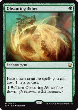 Obscuring Aether (Dragons of Tarkir) Heavy Play