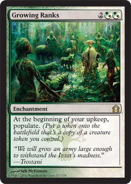 Growing Ranks (Return to Ravnica) Light Play Foil