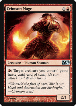 Crimson Mage (Magic 2012 Core Set) Medium Play