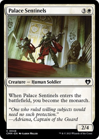 Palace Sentinels (Commander Masters) Light Play