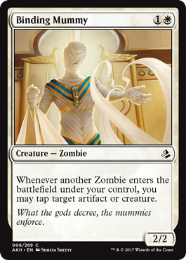 Binding Mummy (Amonkhet) Light Play Foil