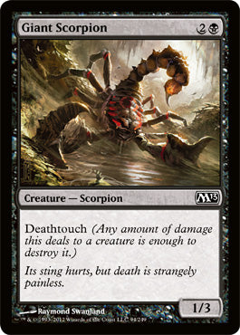 Giant Scorpion (Magic 2013 Core Set) Light Play