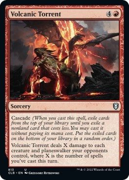Volcanic Torrent (Commander Legends: Battle for Baldur's Gate) Light Play