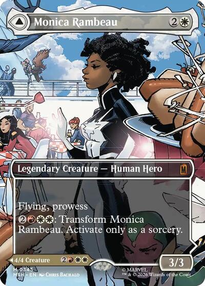 Monica Rambeau (Borderless) (0345) (Marvel Super Heroes) Light Play