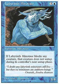 Labyrinth Minotaur (5th Edition) Light Play