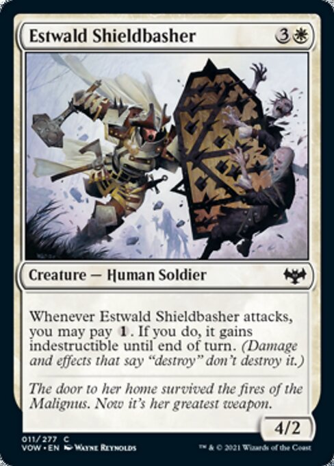Estwald Shieldbasher (Innistrad: Crimson Vow) Light Play
