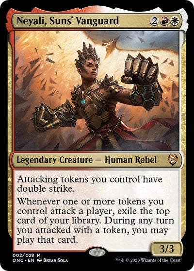 Neyali, Suns' Vanguard (Commander: Phyrexia: All Will Be One) Near Mint Foil