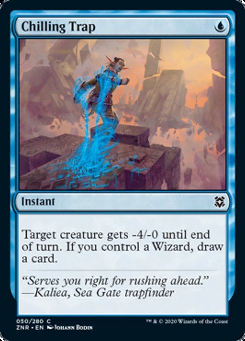 Chilling Trap (Zendikar Rising) Light Play