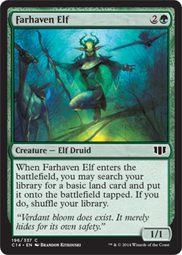 Farhaven Elf (Commander 2014 Edition) Light Play