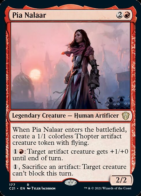 Pia Nalaar (Commander 2021 Strixhaven) Light Play