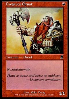 Dwarven Grunt (Odyssey) Light Play