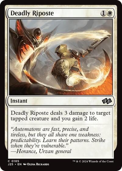 Deadly Riposte (Foundations Jumpstart) Light Play