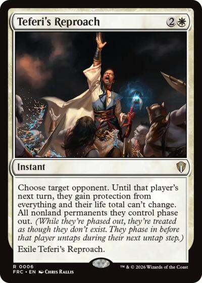 Teferi's Reproach (Commander: Reality Fracture) Near Mint