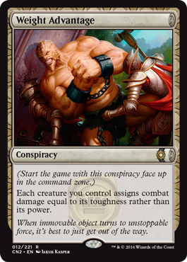Weight Advantage (Conspiracy: Take the Crown) Light Play