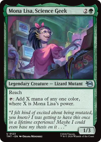 Mona Lisa, Science Geek (Teenage Mutant Ninja Turtles) Light Play
