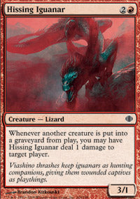Hissing Iguanar (Shards of Alara) Light Play