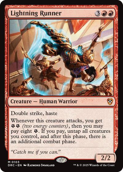Lightning Runner (Commander: Aetherdrift) Medium Play