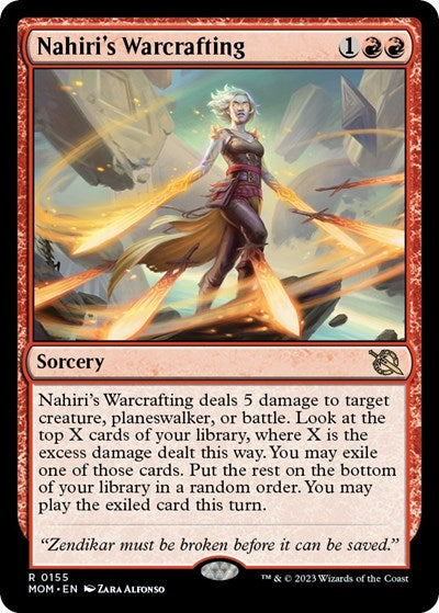 Nahiri's Warcrafting (March of the Machine) Light Play