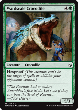 Wardscale Crocodile (War of the Spark) Light Play