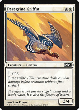 Peregrine Griffin (Magic 2012 Core Set) Light Play