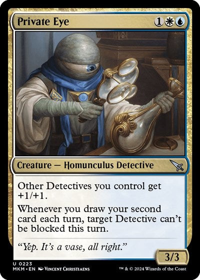 Private Eye (Murders at Karlov Manor) Light Play Foil
