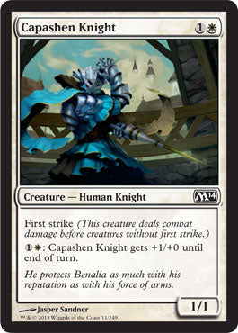 Capashen Knight (Magic 2014 Core Set) Light Play