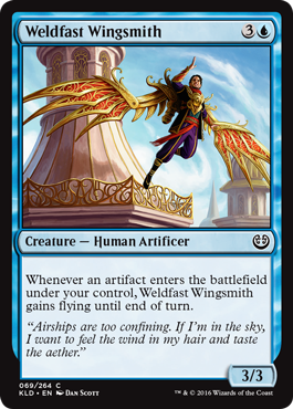 Weldfast Wingsmith (Kaladesh) Light Play Foil