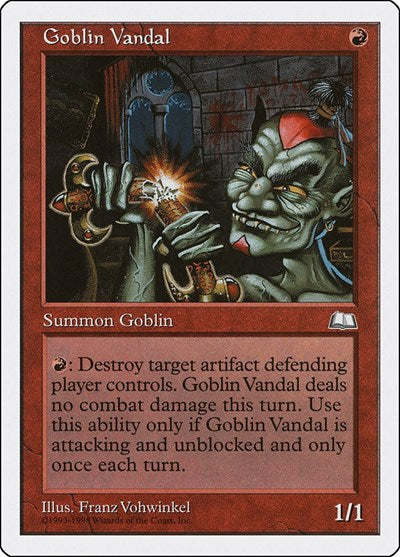 Goblin Vandal (Anthologies) Light Play