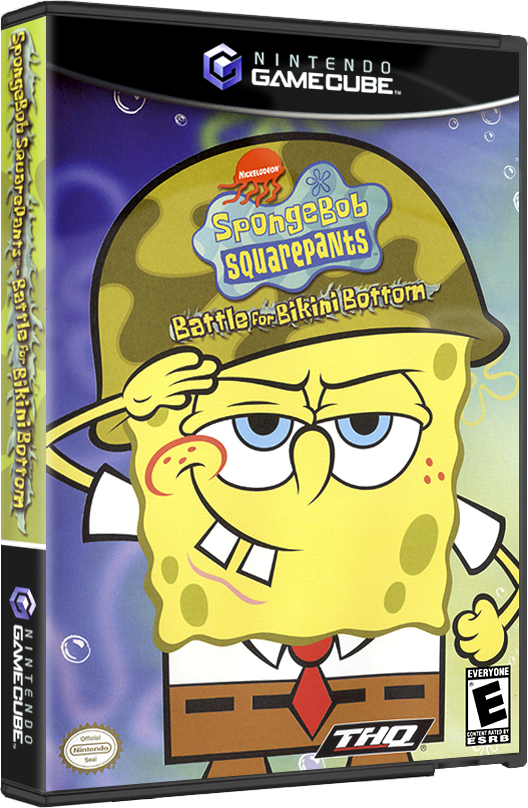 SpongeBob Squarepants: Battle for Bikini Bottom (Nintendo Gamecube, Complete)