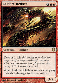 Caldera Hellion (Shards of Alara) Medium Play