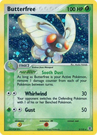 Butterfree (FireRed & LeafGreen) Light Play Reverse Holofoil