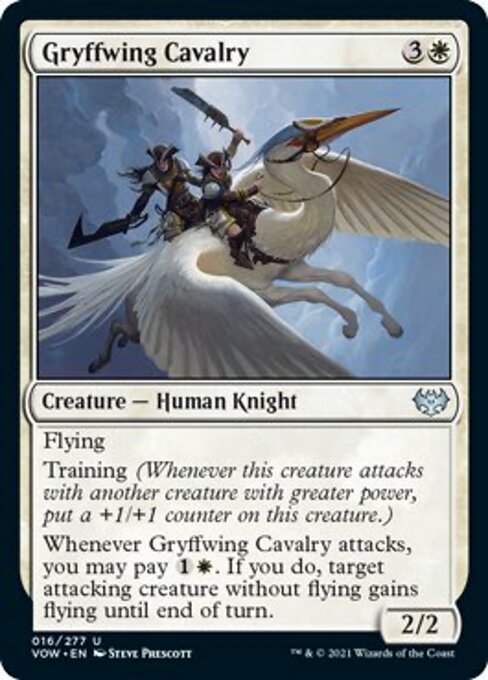 Gryffwing Cavalry (Innistrad: Crimson Vow) Light Play