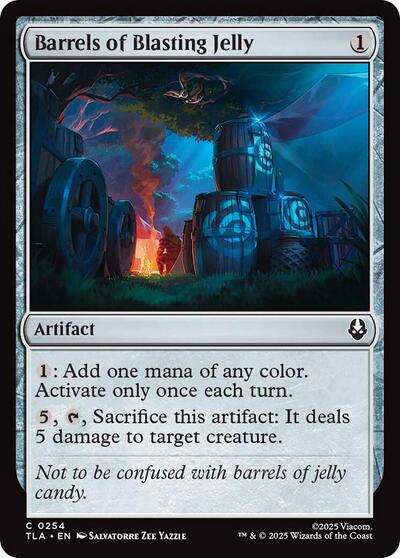 Barrels of Blasting Jelly (Avatar: The Last Airbender) Light Play Foil