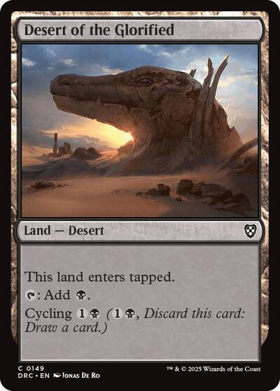 Desert of the Glorified (Commander: Aetherdrift) Light Play