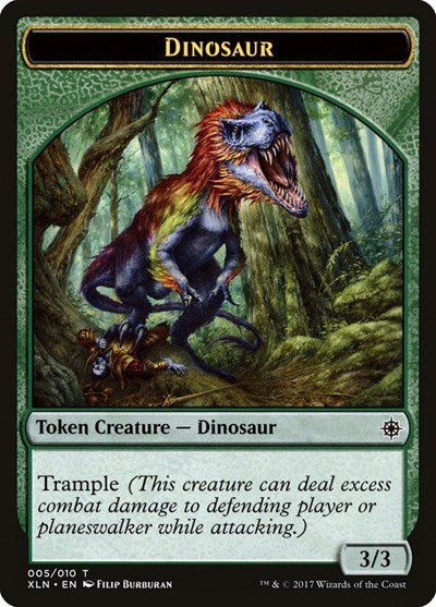 Dinosaur Token (005) (Ixalan) Light Play
