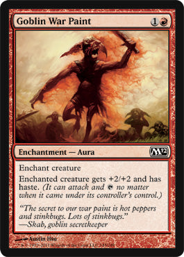 Goblin War Paint (Magic 2012 Core Set) Light Play