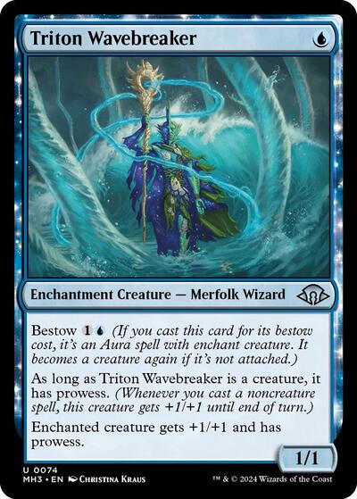 Triton Wavebreaker (Modern Horizons 3) Light Play Foil