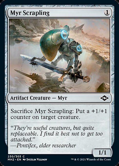 Myr Scrapling (Modern Horizons 2) Light Play Foil
