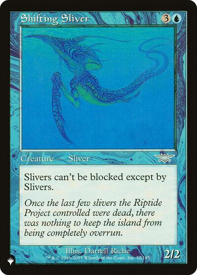 Shifting Sliver (The List) Light Play