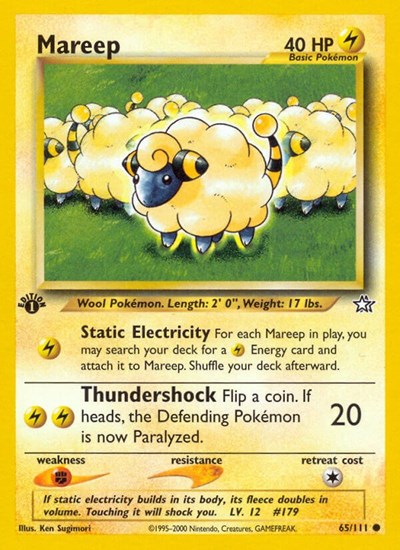 Mareep (Neo Genesis) Medium Play Unlimited