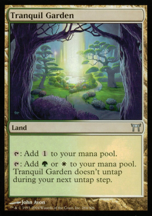 Tranquil Garden (Champions of Kamigawa) Medium Play