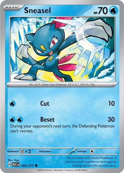 Sneasel (ME: Ascended Heroes) Light Play