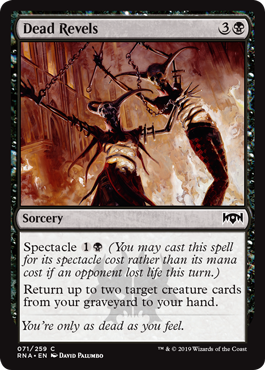 Dead Revels (Ravnica Allegiance) Light Play