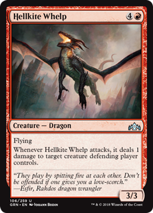 Hellkite Whelp (Guilds of Ravnica) Light Play