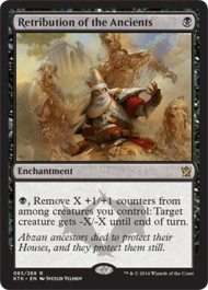 Retribution of the Ancients (Khans of Tarkir) Damaged / Poor